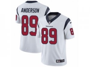 Mens Nike Houston Texans #89 Stephen Anderson Vapor Untouchable Limited White NFL Jersey
