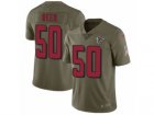 Men Nike Atlanta Falcons #50 Brooks Reed Limited Olive 2017 Salute to Service NFL Jersey