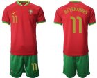 Portugal #11 B.FERNANDES Home 2022 FIFA World Cup Qatar Soccer Jersey