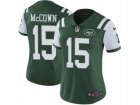 Women Nike New York Jets #15 Josh McCown Vapor Untouchable Limited Green Team Color NFL Jersey