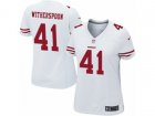 Women Nike San Francisco 49ers #41 Ahkello Witherspoon Game White NFL Jersey
