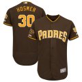 Padres #30 Eric Hosmer Brown 50th Anniversary and 150th Patch FlexBase Jersey
