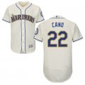 2016 Men Seattle Mariners #22 Robinson Cano Majestic Cream Flexbase Authentic Collection Player Jersey