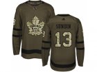 Adidas Toronto Maple Leafs #13 Mats Sundin Green Salute to Service Stitched NHL Jersey
