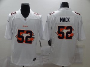 Mens Chicago Bears #52 Khalil Mack White 2020 Shadow Logo Vapor