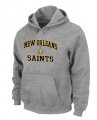 New Orleans Sains Heart & Soul Pullover Hoodie Grey