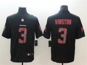 Nike Buccaneers #3 Jameis Winston Black Vapor Impact Limited Jersey