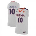 Virginia Cavaliers 10 Trevon Gross Jr. White College Basketball Jersey