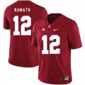 Alabama Crimson Tide #12 Joe Namath Red Nike College Football Jersey