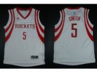 NBA Revolution 30 Houston Rockets #5 Josh Smith white Road Stitched Jerseys