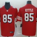 Nike 49ers #85 George Kittle Red Color Rush Vapor Untouchable Limited Jersey