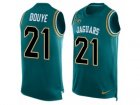 Mens Nike Jacksonville Jaguars #21 A.J. Bouye Limited Teal Green Player Name & Number Tank Top NFL Jersey