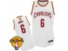 Mens Adidas Cleveland Cavaliers #6 Andrew Bogut Swingman White Home 2017 The Finals Patch NBA Jersey