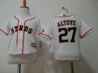 Astros #27 Jose Altuve White Toddler Jersey