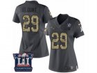 Womens Nike New England Patriots #29 LeGarrette Blount Limited Black 2016 Salute to Service Super Bowl LI Champions NFL Jersey