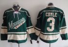 Minnesota Wild #3 Charlie Coyle Green Stitched NHL Jersey