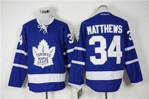 Toronto Maple Leafs #34 Auston Matthews Blue 2016 NHL Jersey
