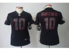 Nike Women NFL Washington Redskins #10 Robert Griffin III Black Jerseys(Impact Limited)