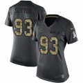 Women's Nike Chicago Bears #93 Will Sutton Limited Black 2016 Salute to Service NFL Jersey