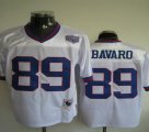 nfl new york giants #89 bavaro m&n white