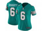 Women Nike Miami Dolphins #6 Brandon Doughty Vapor Untouchable Limited Aqua Green Alternate NFL Jersey