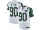Mens Nike New York Jets #90 Dennis Byrd Vapor Untouchable Limited White NFL Jersey