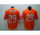 nfl chicago bears #29 taylor orange