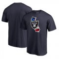 Oakland Raiders Navy NFL Pro Line by Fanatics Branded Banner State T-Shirt
