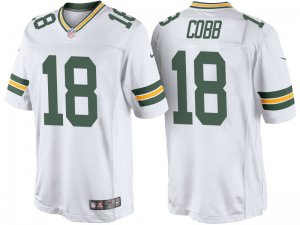 Green Bay Packers #18 Randall Cobb White Color Rush Limited Jersey