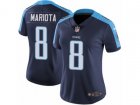 Women Nike Tennessee Titans #8 Marcus Mariota Vapor Untouchable Limited Navy Blue Alternate NFL Jersey