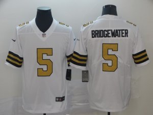 Nike Saints #5 Teddy Bridgewater White Color Rush Limited Jesey