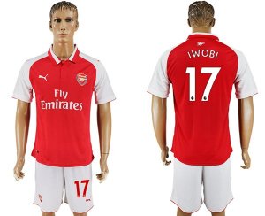 2017-18 Arsenal 17 IWOBI Home Soccer Jersey
