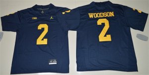 Michigan Wolverines 2 Charles Woodson Navy College Football Jersey