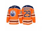 Mens adidas Leon Draisaitl Edmonton Oilers #29 Orange 2018 New Season Team Home Jersey