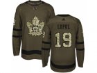 Adidas Toronto Maple Leafs #19 Joffrey Lupul Green Salute to Service Stitched NHL Jersey
