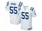 Mens Nike Indianapolis Colts #55 Sean Spence Elite White NFL Jersey