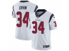 Mens Nike Houston Texans #34 Tyler Ervin Vapor Untouchable Limited White NFL Jersey