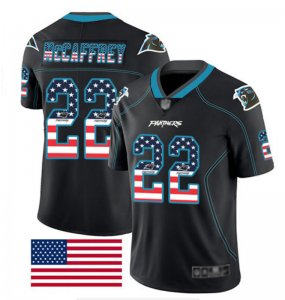 Nike Panthers #22 Christian McCaffrey Black USA Flash Fashion Limited Jersey