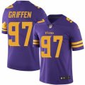 Nike Minnesota Vikings #97 Everson Griffen Purple Mens Stitched NFL Limited Rush Jersey