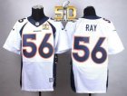 Nike Denver Broncos #56 Shane Ray White Super Bowl 50 Men Stitched NFL New Elite Jersey