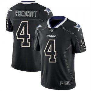 Nike Cowboys #4 Dak Prescott Black Shadow Legend Limited Jersey