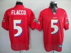 nfl baltimore ravens #5 flacco red