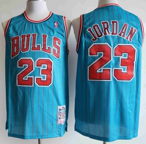 Bulls #23 Michael Jordan Blue 1995-96 Hardwood Classics Swingman Jersey