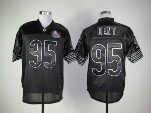 nfl chicago bears #95 richard dent 1985 black[small numbers][hall of fame]