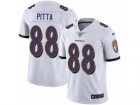 Mens Nike Baltimore Ravens #88 Dennis Pitta Vapor Untouchable Limited White NFL Jersey