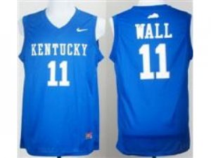 Kentucky Wildcats #11 John Wall Royal Blue College Basketball Jersey