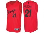 Mens Chicago Bulls #21 Jimmy Butler Red 2016 Christmas Day NBA Swingman Jersey