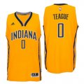 Men Indiana Pacers #0 Jeff Teague New Swingman Alternate Gold Jersey