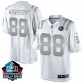 Men Indianapolis Colts #88 Marvin Harrison White Platinum Limited Jersey