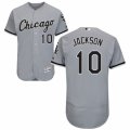 Men's Majestic Chicago White Sox #10 Austin Jackson Grey Flexbase Authentic Collection MLB Jersey